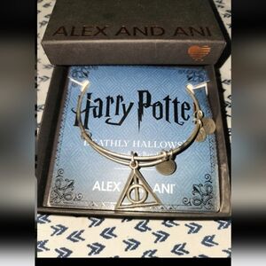 Alex and Ani Silver Deathly Hallows Bracelet